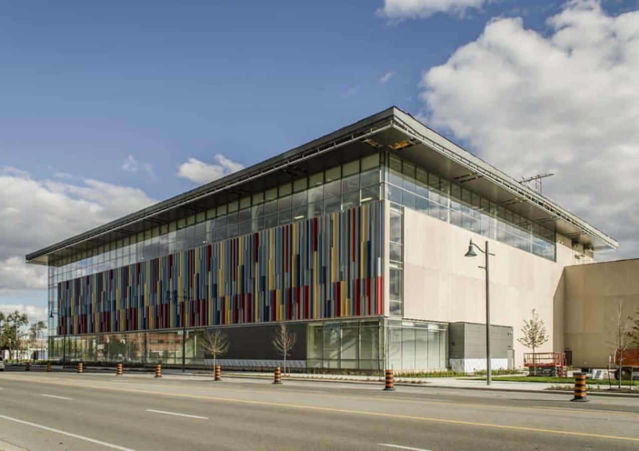 Markham, modern architecture building, glass building, SD Desktop Wallpaper