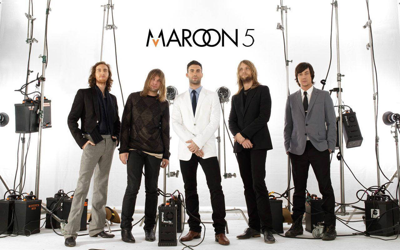Maroon 5, studio, lighting equipment, HD Desktop Wallpaper