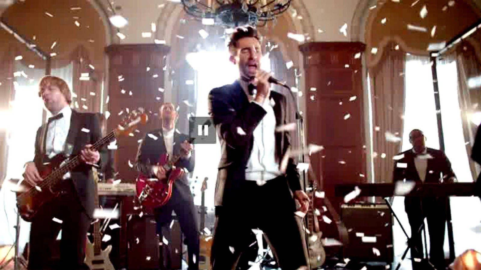 Maroon 5, confetti, formal wear, HD Desktop Wallpaper