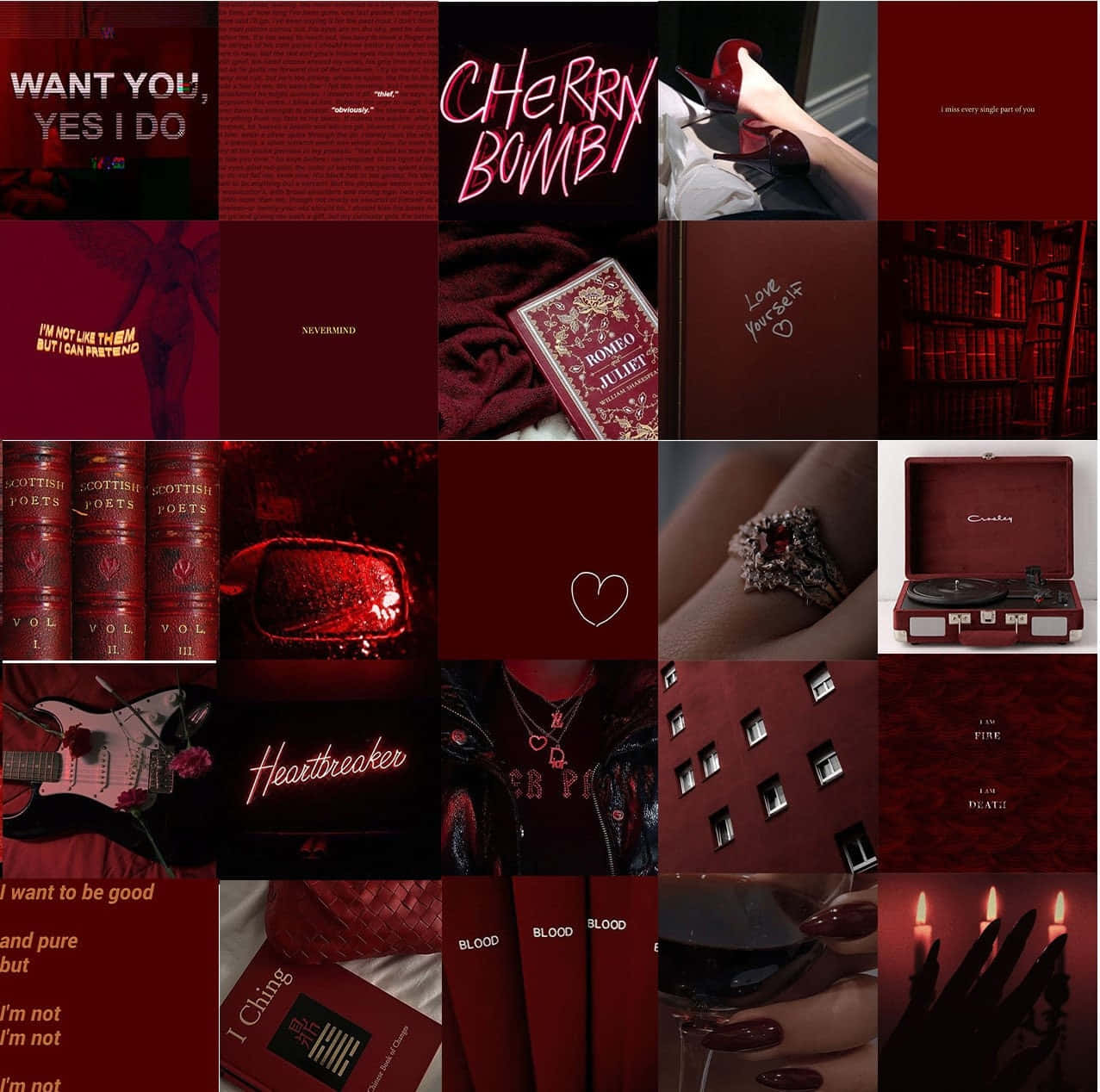 burgundy maroon, red-themed, text quotes, SD Desktop Wallpaper