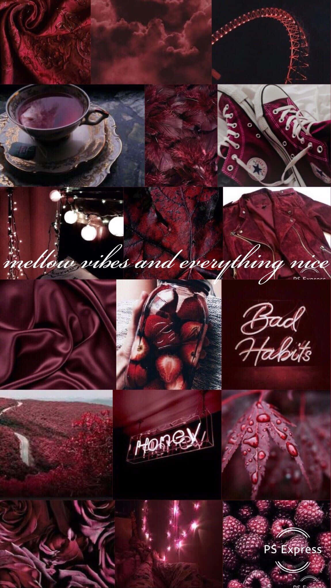 maroon aesthetic, burgundy, velvet fabric, Full HD Phone Wallpaper