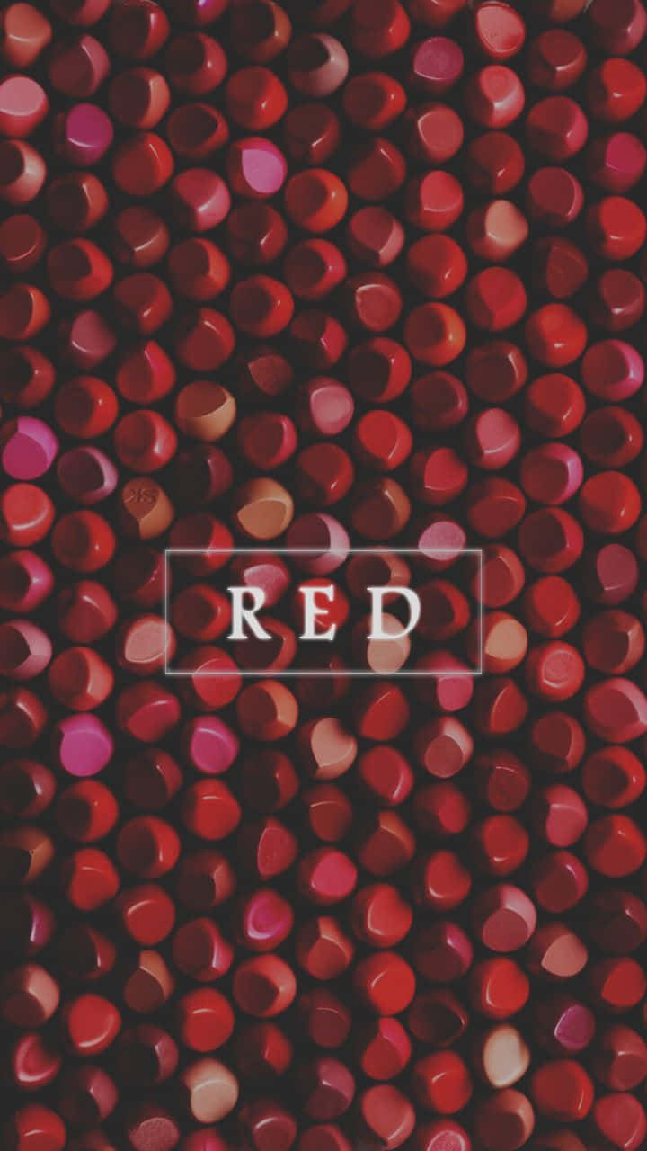 Maroon Aesthetic, glossy red, pink circular beads, HD Phone Wallpaper