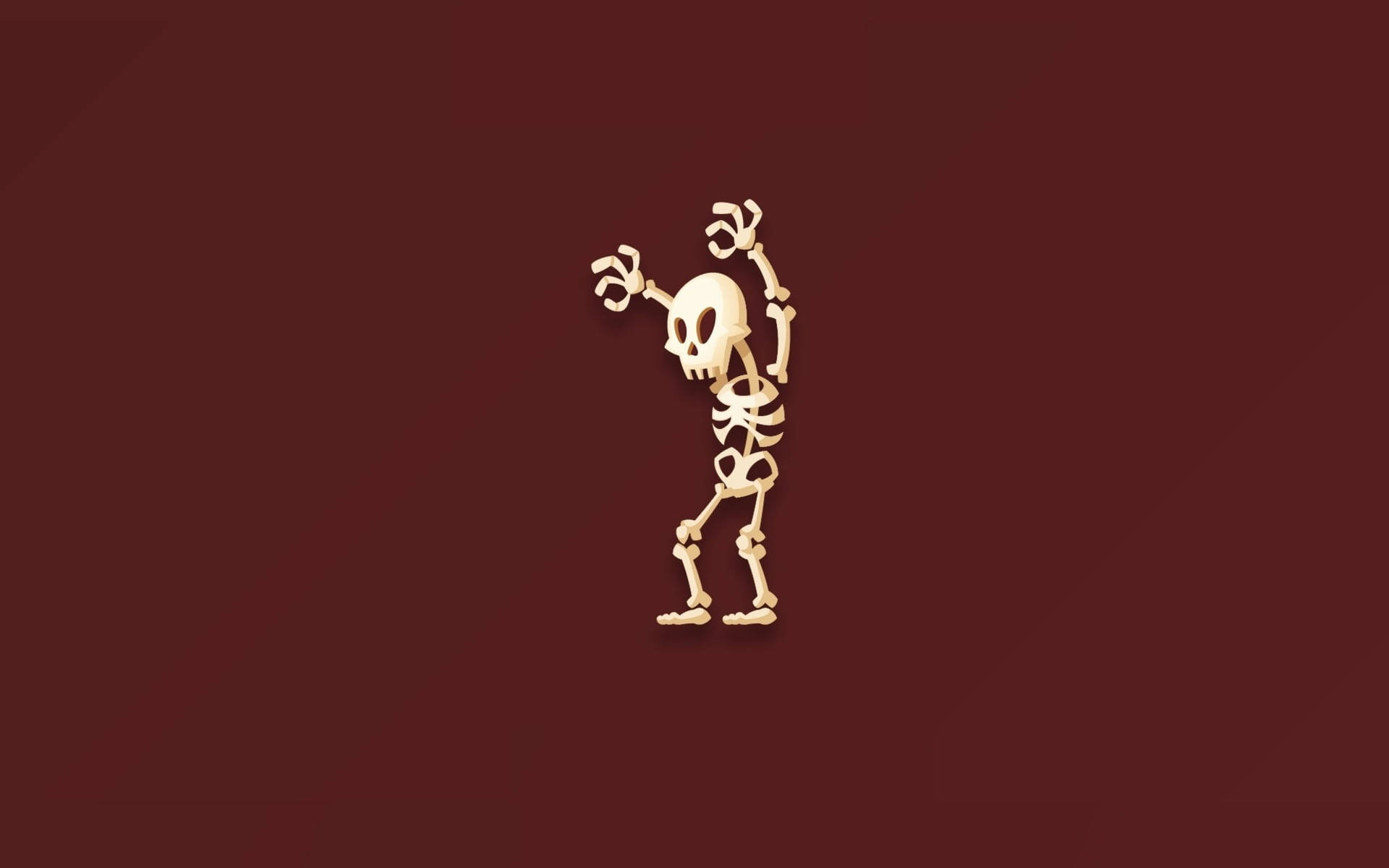 cute skeleton, iPhone, beige skeleton, Full HD Desktop Wallpaper