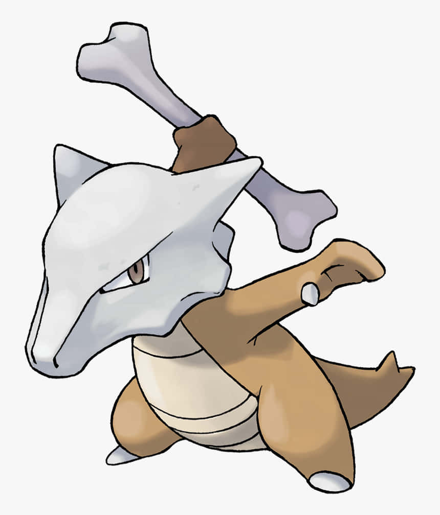 Marowak, signature pose, white head, SD Phone Wallpaper