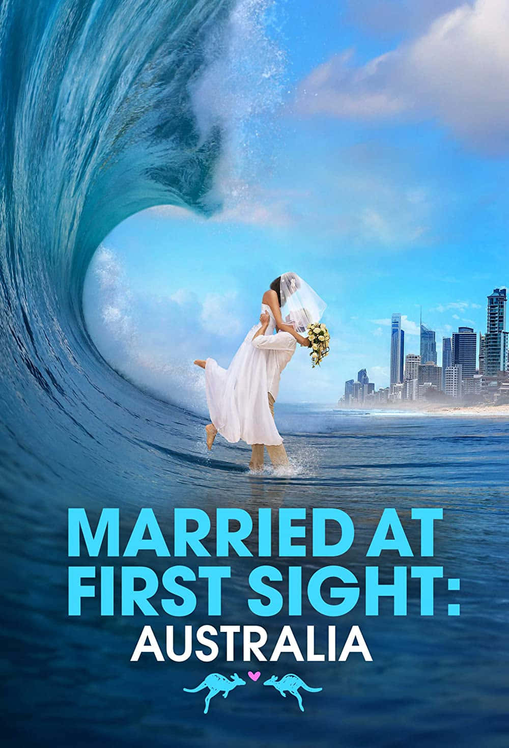 Married At First Sight Australia, city skyline, ocean wave, HD Phone Wallpaper
