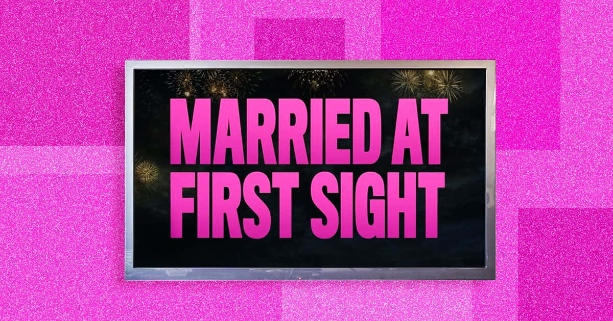 Married At First Sight Australia, pink, black, SD Desktop Wallpaper
