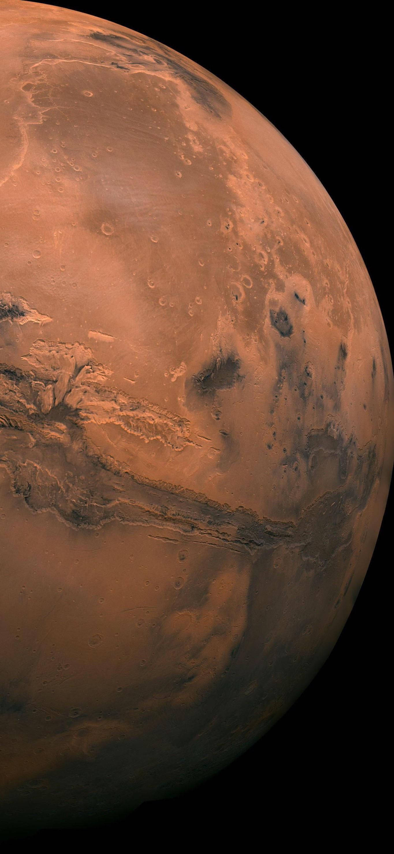 Mars iPhone, Mars, rusty orange surface, 2K Phone Wallpaper