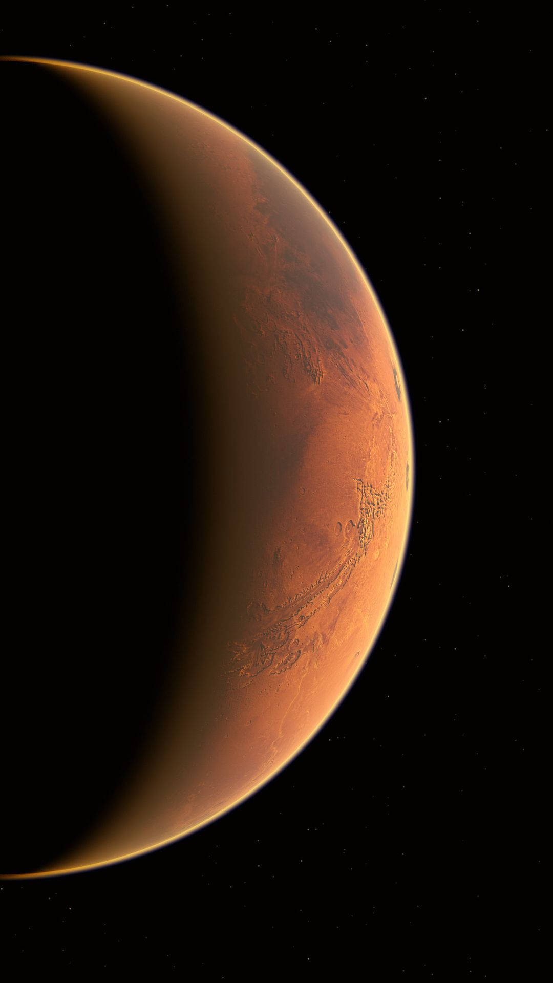 Mars iPhone, Mars, orange, Full HD Phone Wallpaper