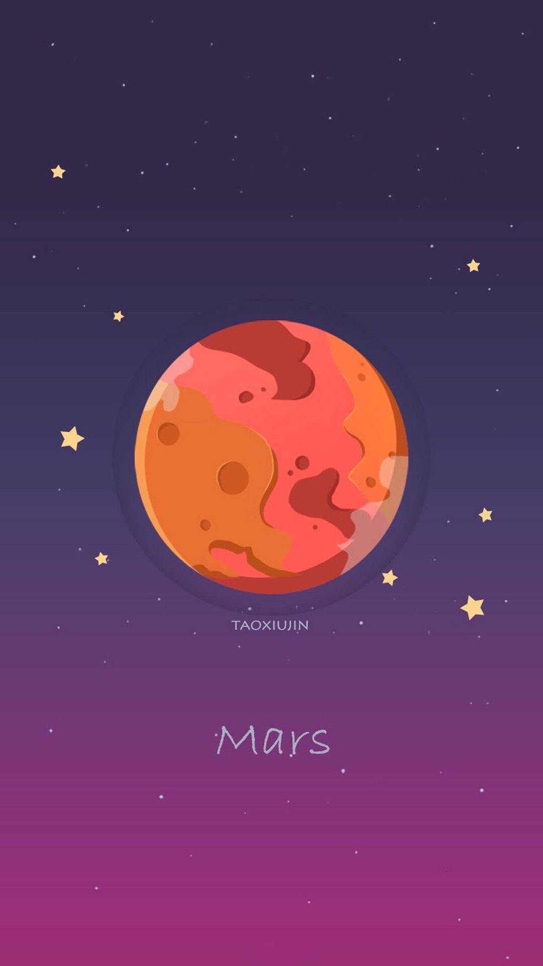 Mars, orange, red, Full HD Phone Wallpaper