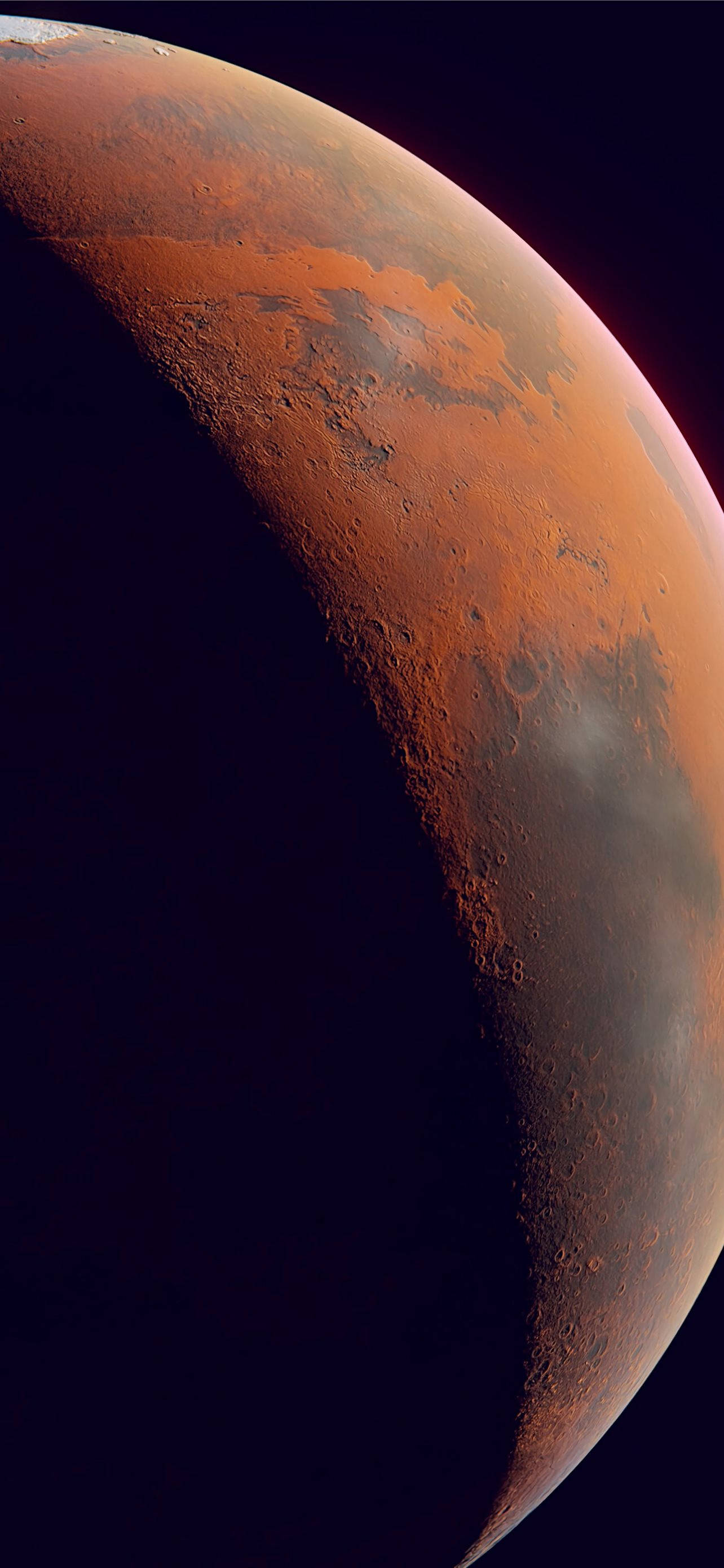 Mars, iPhone, rusty orange hues, 2K Phone Wallpaper