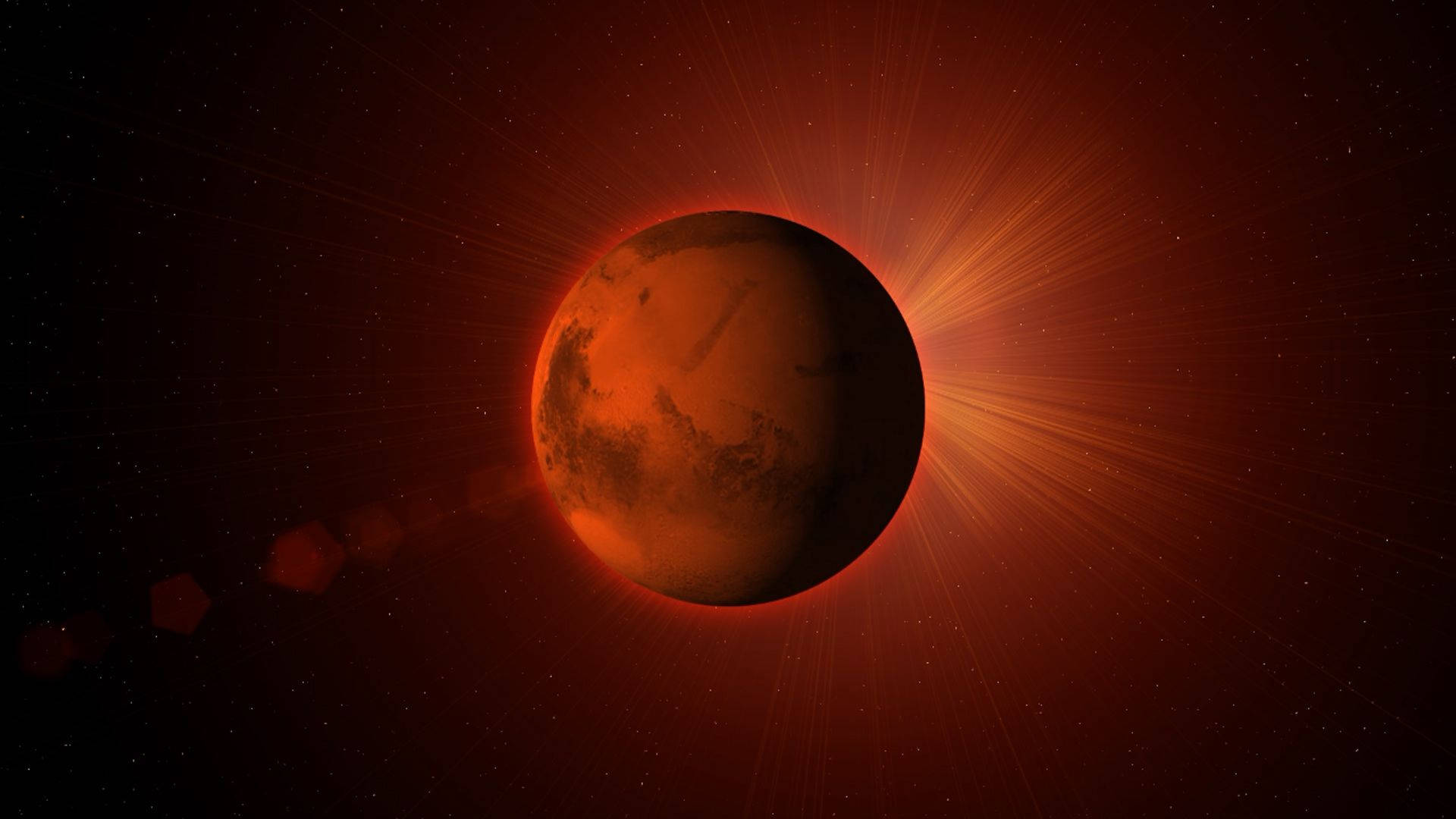 Mars, red planet, surface details, Full HD Desktop Wallpaper