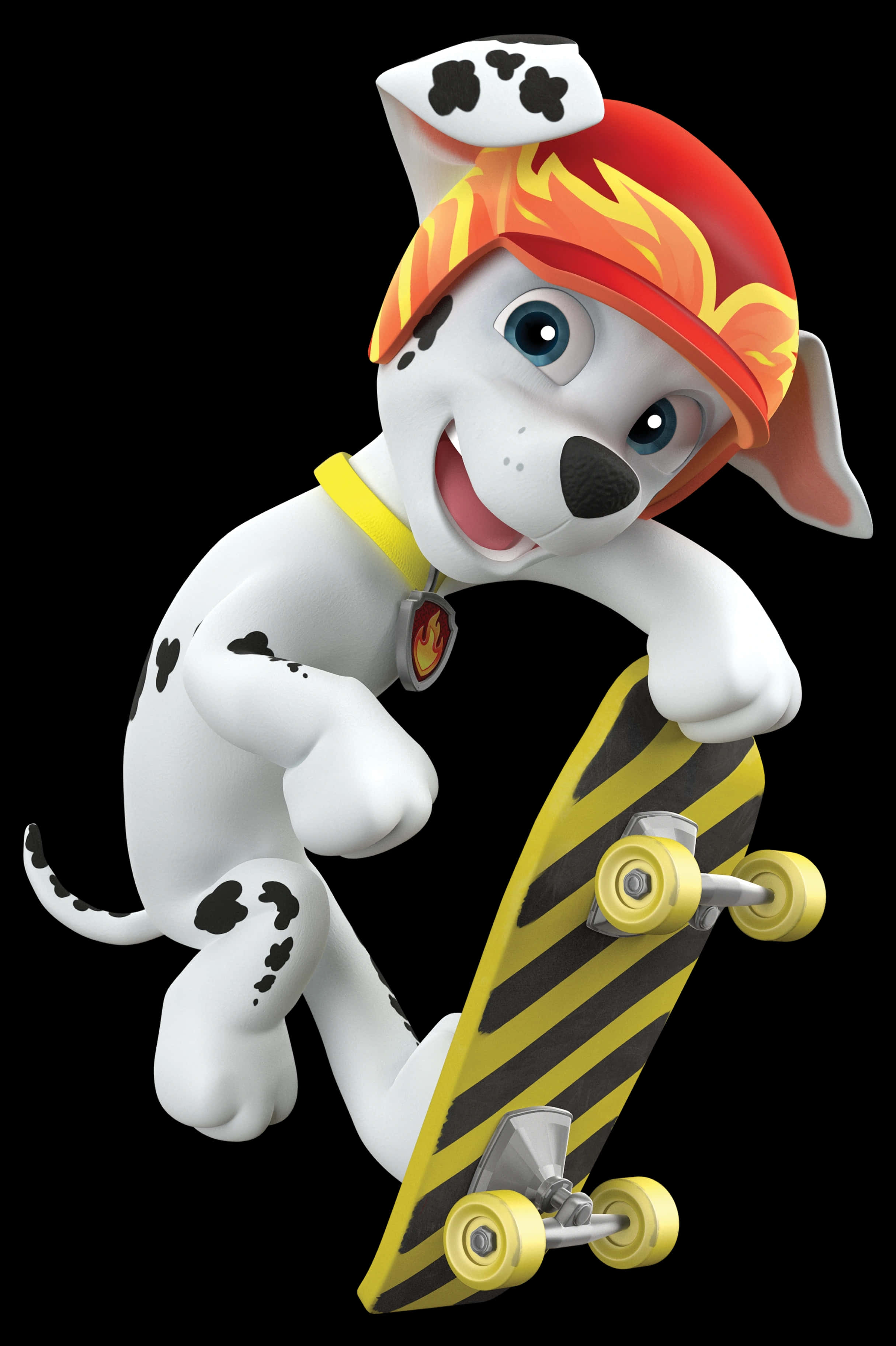 Marshall, Paw Patrol, red firefighter helmet, 2K Phone Wallpaper
