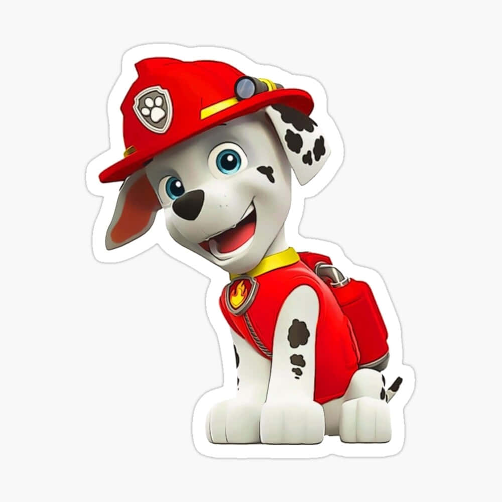 Marshall, Paw Patrol, fire pup, SD Desktop Wallpaper
