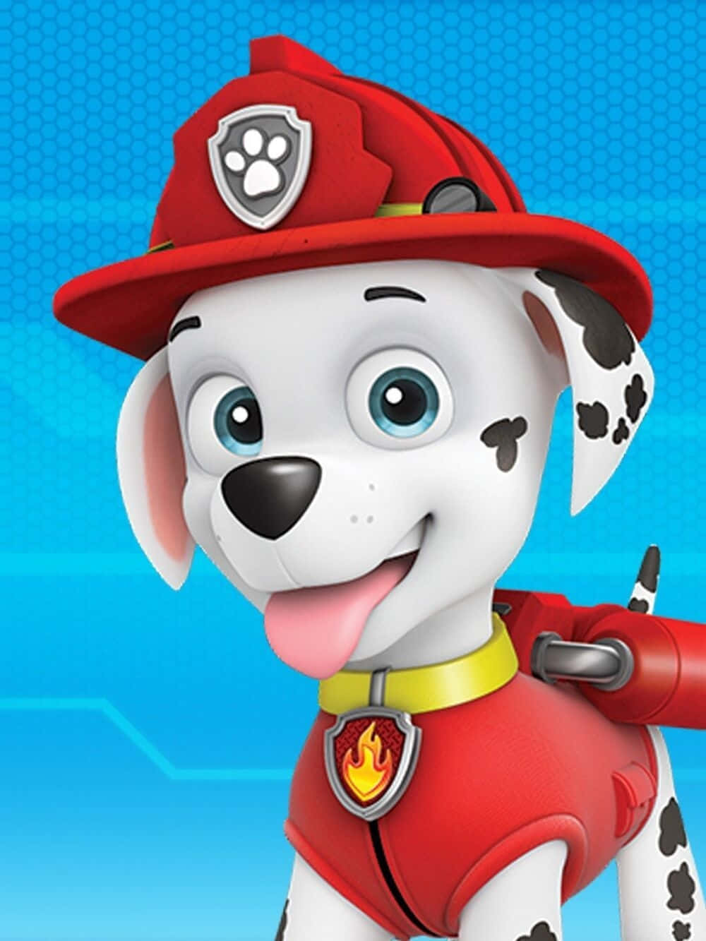 Marshall, Paw Patrol, fire pup, HD Phone Wallpaper