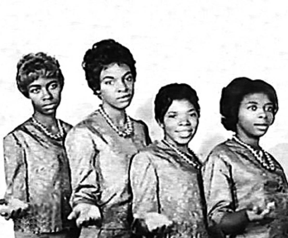Martha And The Vandellas, original members, four young Black women, SD Desktop Wallpaper