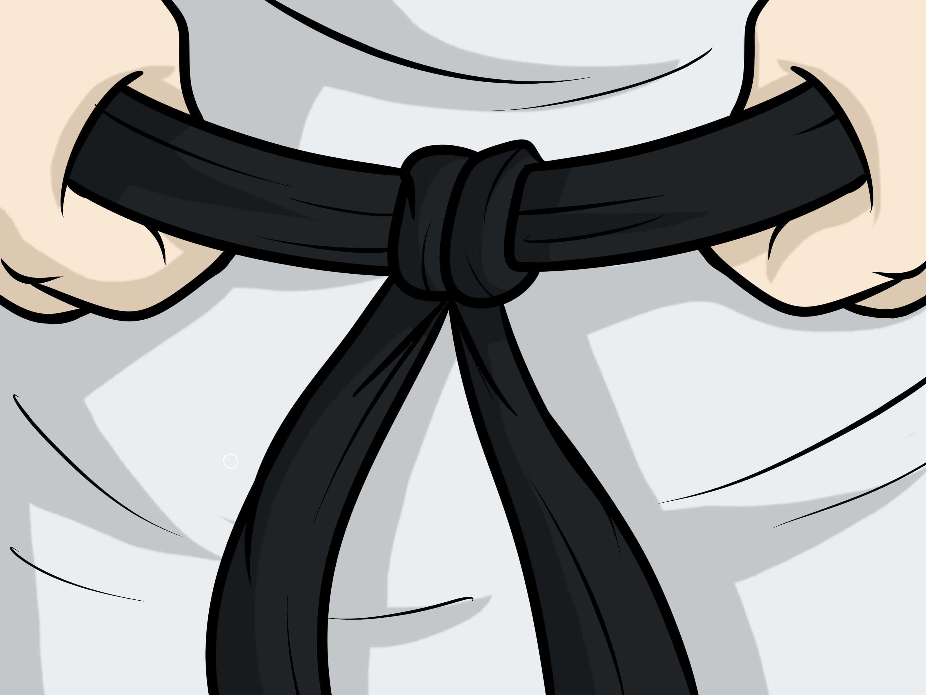 martial arts uniform, black belt, white gi, 2K Desktop Wallpaper