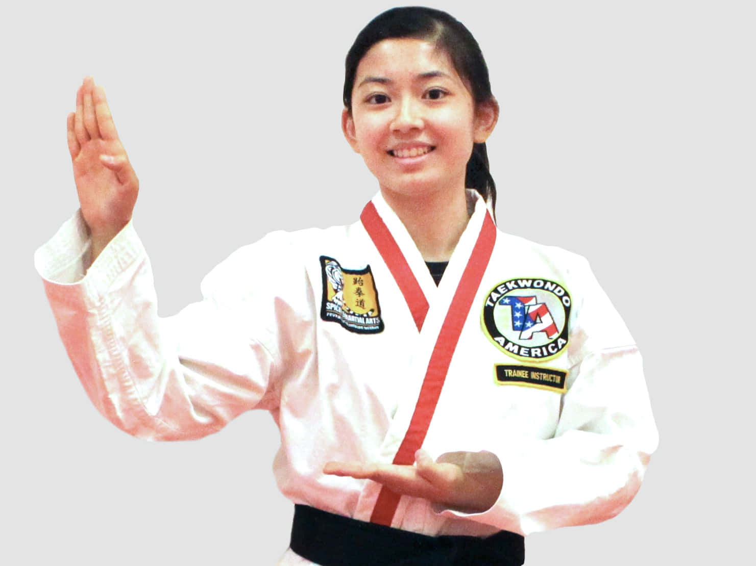 Taekwondo Uniform, white taekwondo uniform, red belt, HD Desktop Wallpaper