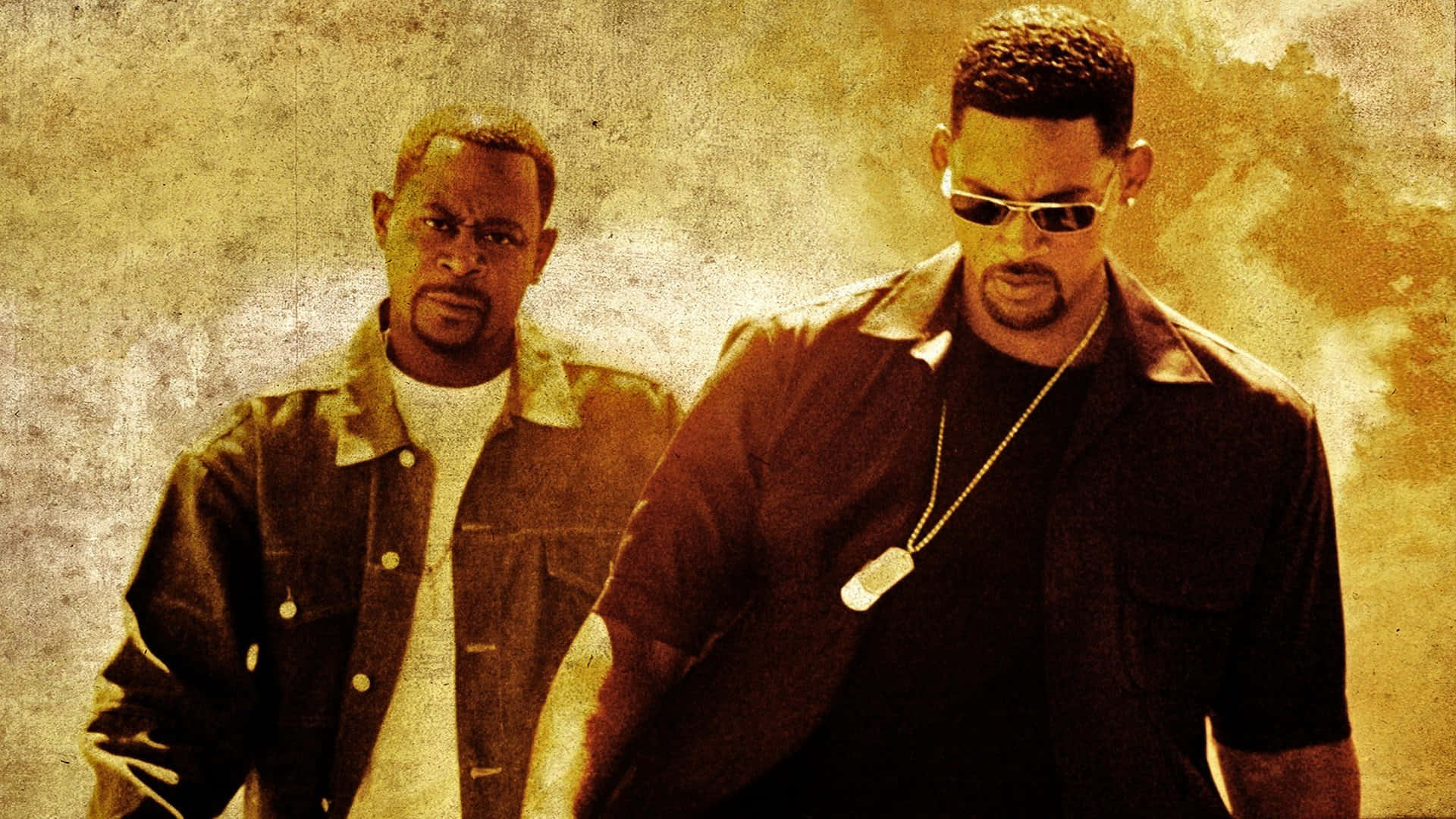 Martin Lawrence, gritty urban attire, textured sepia backdrop, Full HD Desktop Wallpaper
