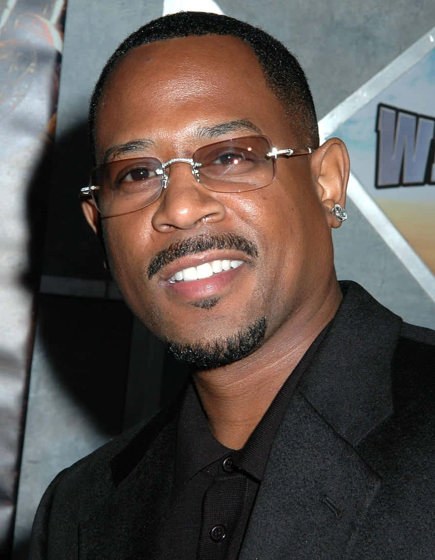 Martin Lawrence, black suit, black suit and shirt, SD Phone Wallpaper