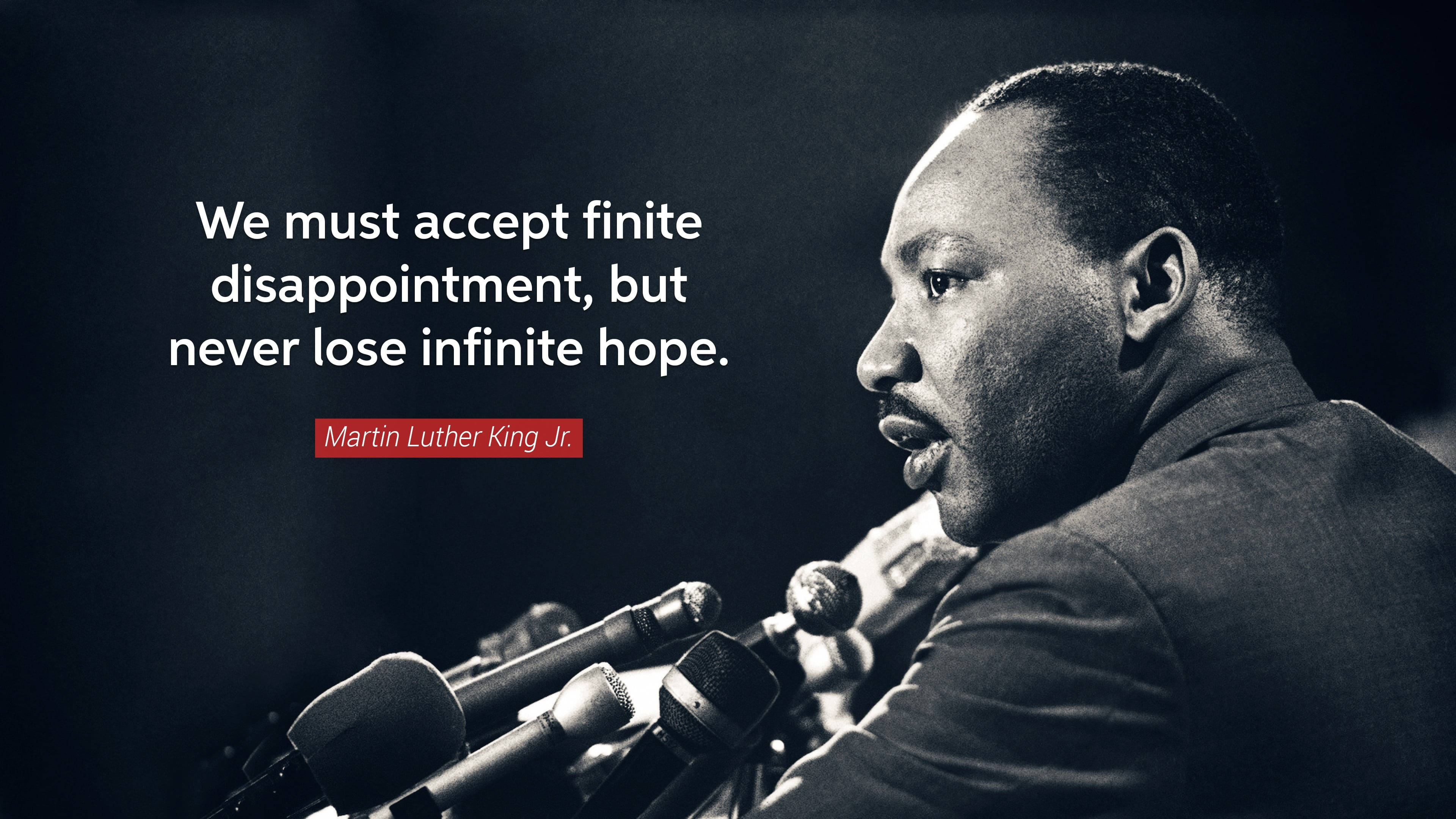 Martin Luther King Jr, podium, microphones, 4K Desktop Wallpaper