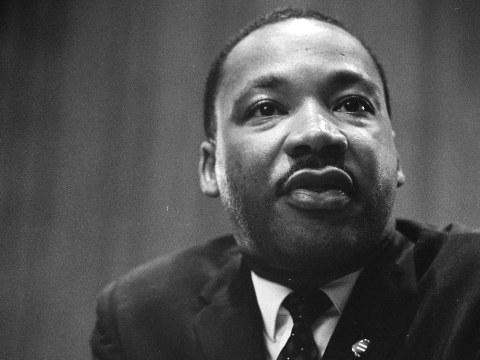 Martin Luther King Jr, black and white, close-up portrait, Full HD Desktop Wallpaper