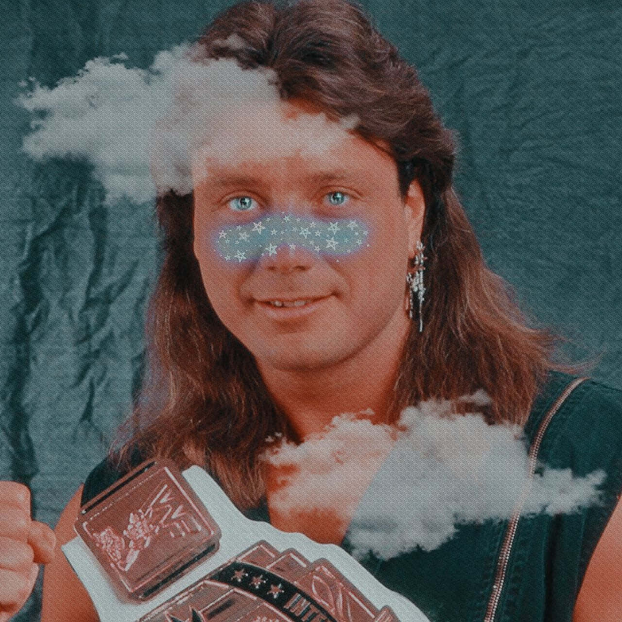 Marty Jannetty, championship belt, clouds, HD Desktop Wallpaper