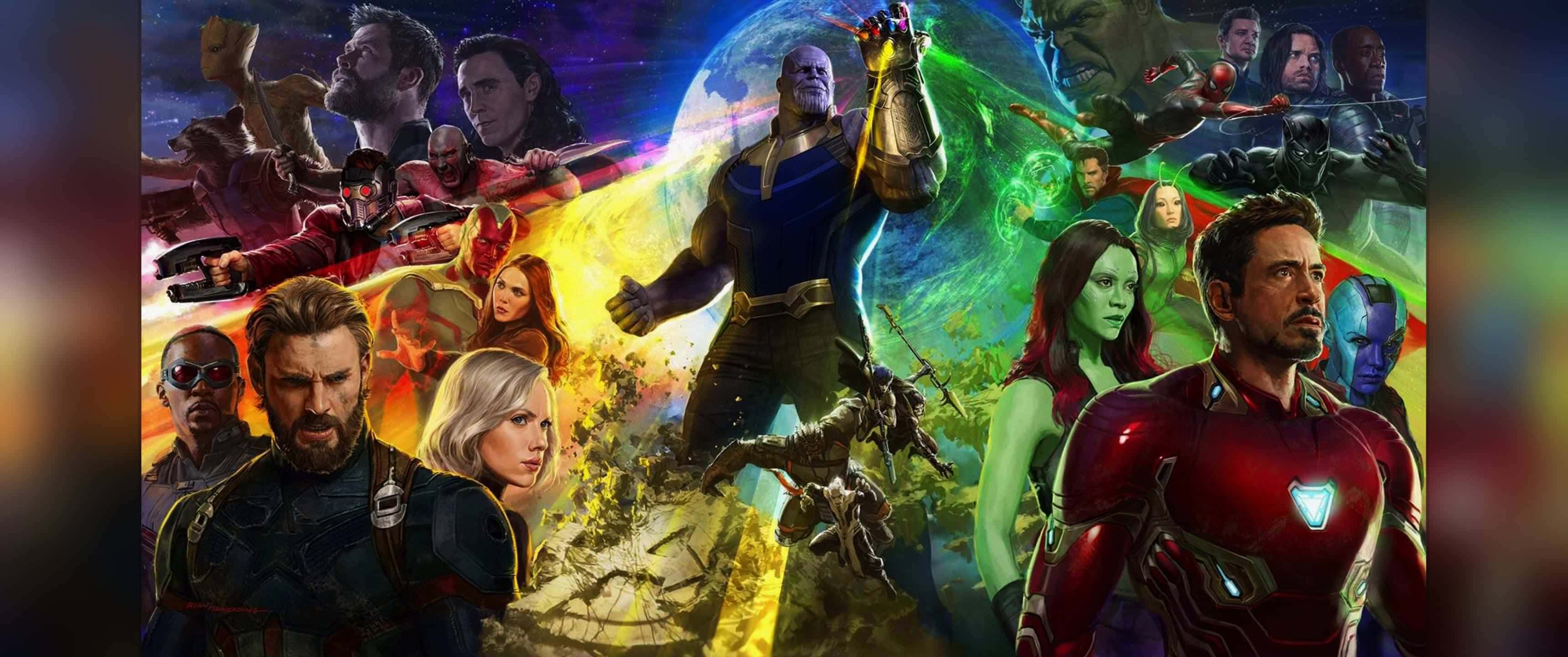 Marvel, comic book style, superheroes, 2K Desktop Wallpaper
