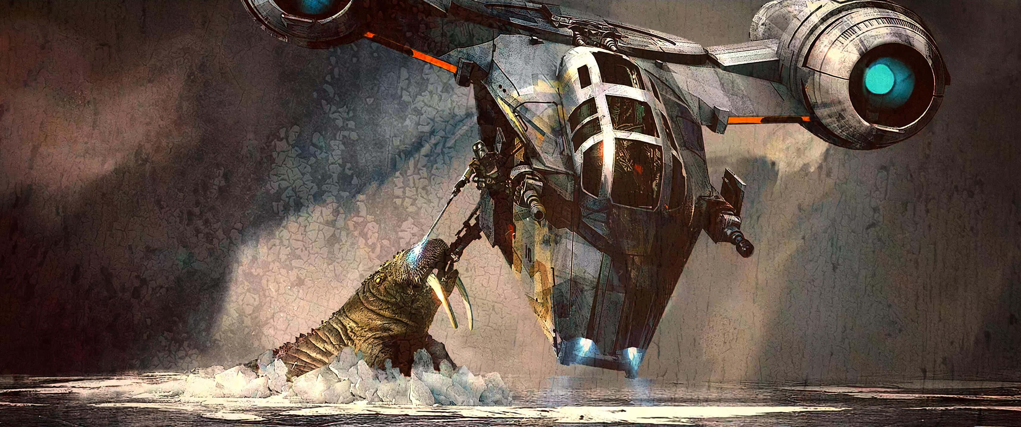 Marvel, 3440 X 1440, futuristic spaceship, 2K Desktop Wallpaper