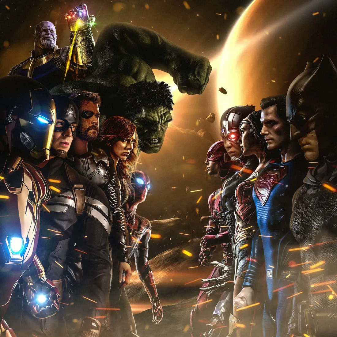 Marvel And DC iPhone