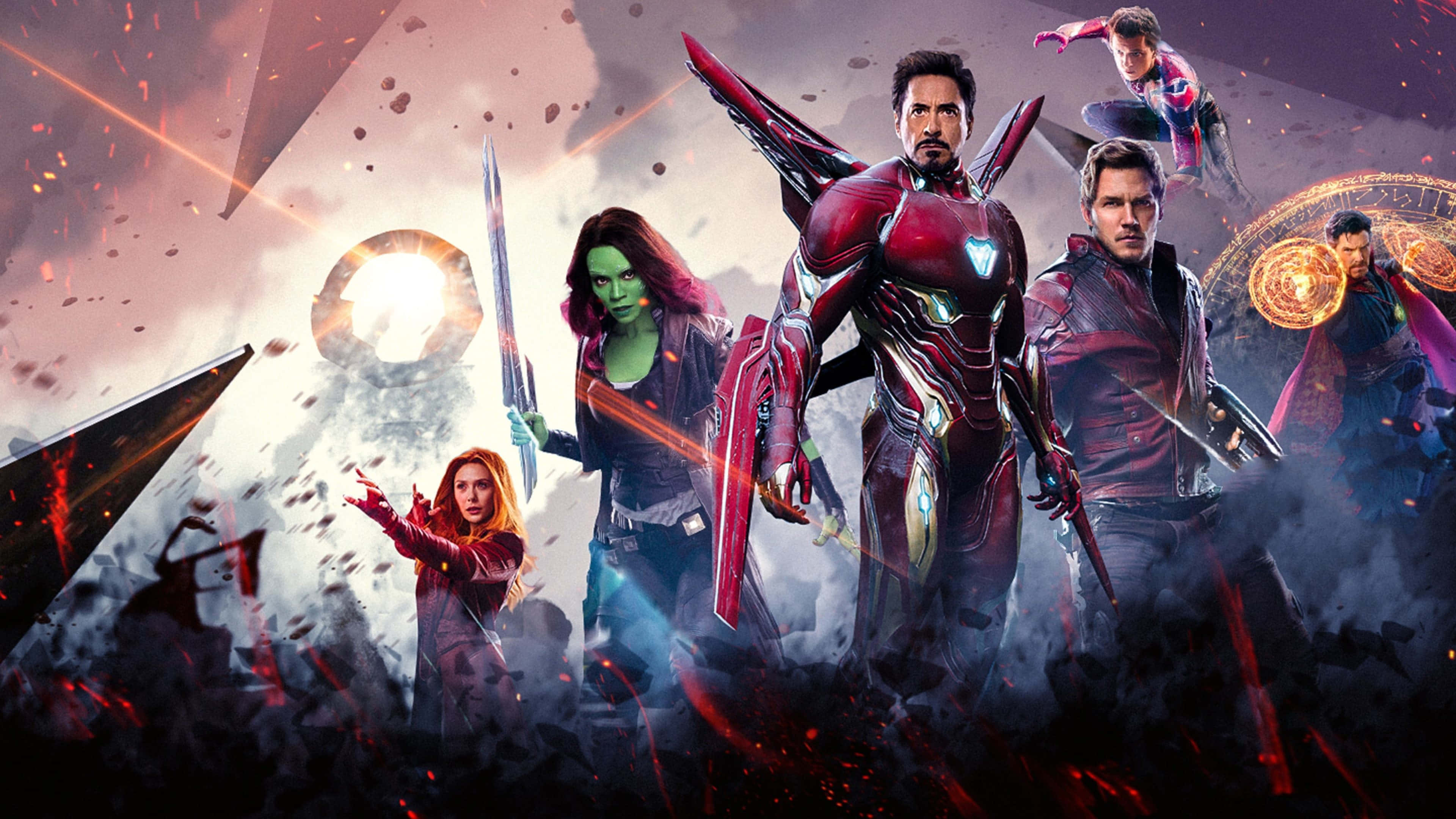 Marvel Avengers, team, action, 4K Desktop Wallpaper