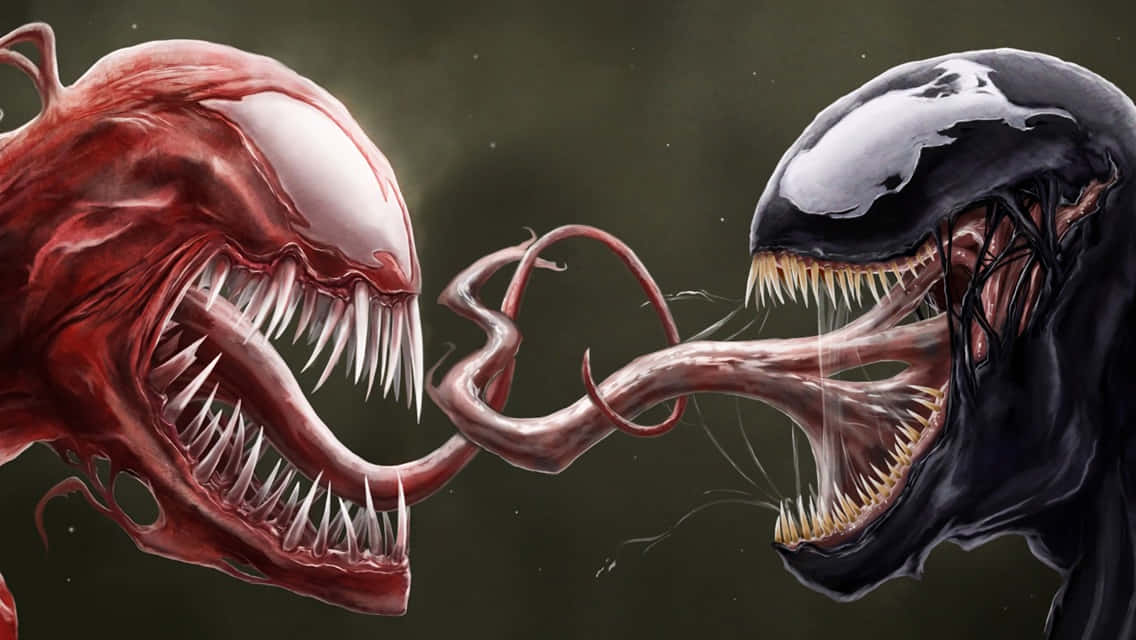 Marvel Carnage, symbiotes, red, SD Desktop Wallpaper