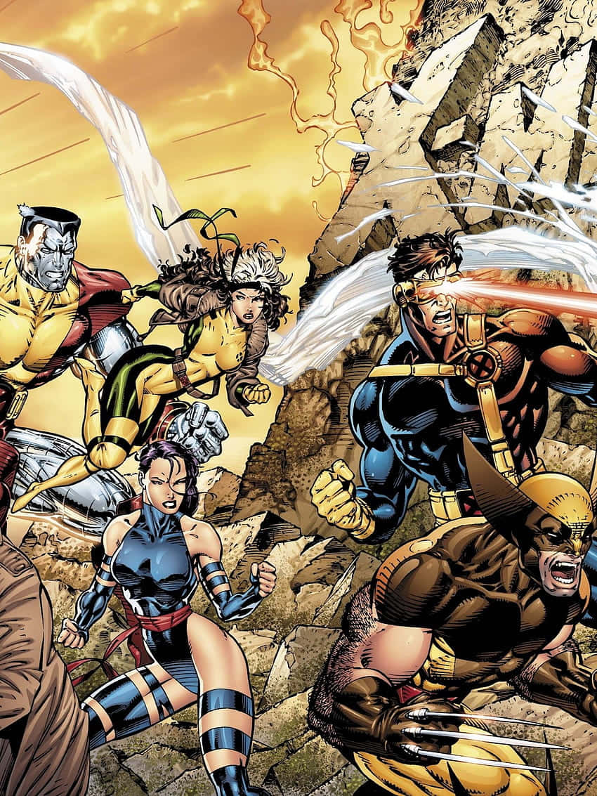 Marvel Comic Book, X-Men, mutants, SD Phone Wallpaper