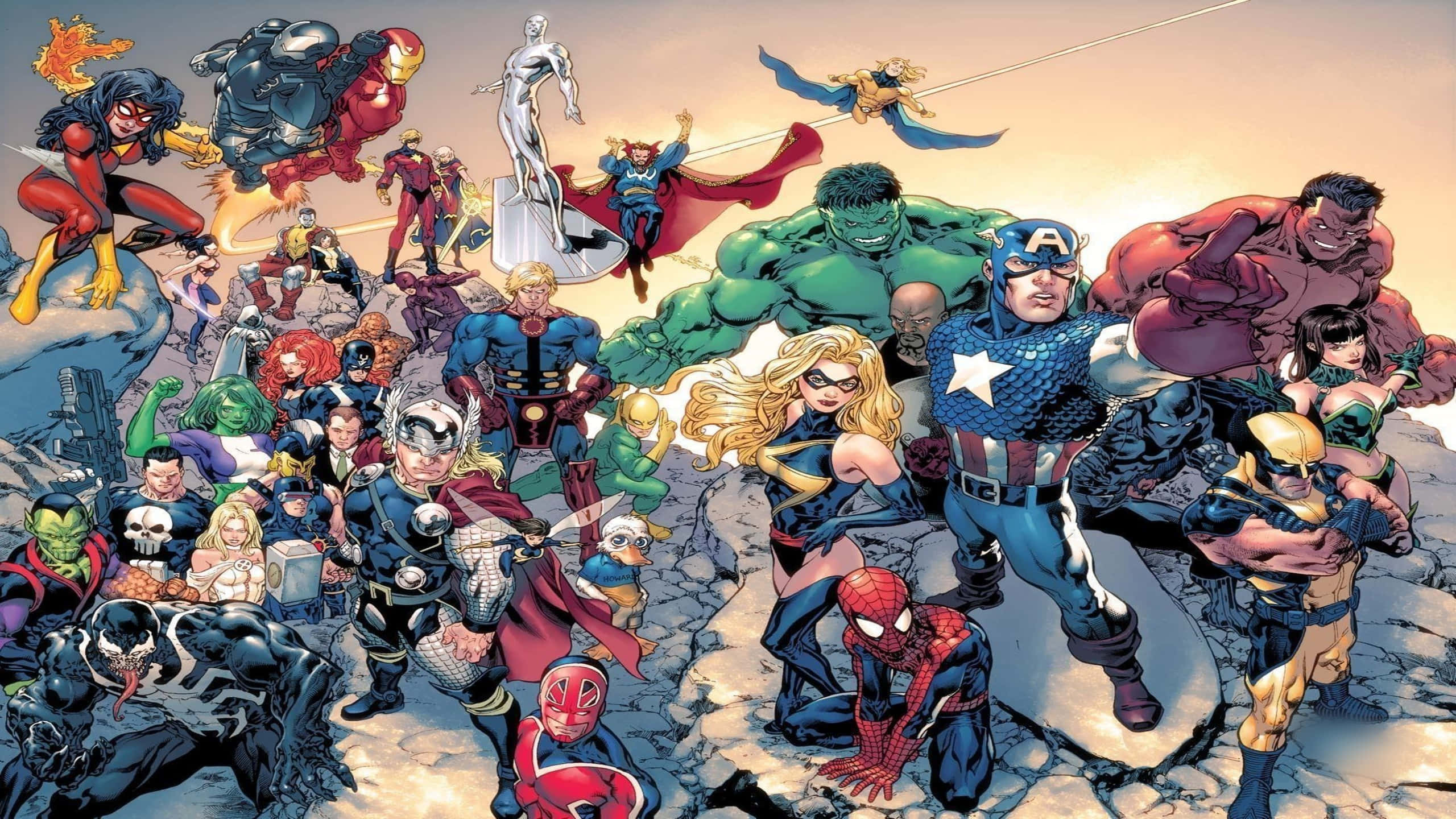Marvel Comics, 2560x1440, superheroes, 2K Desktop Wallpaper