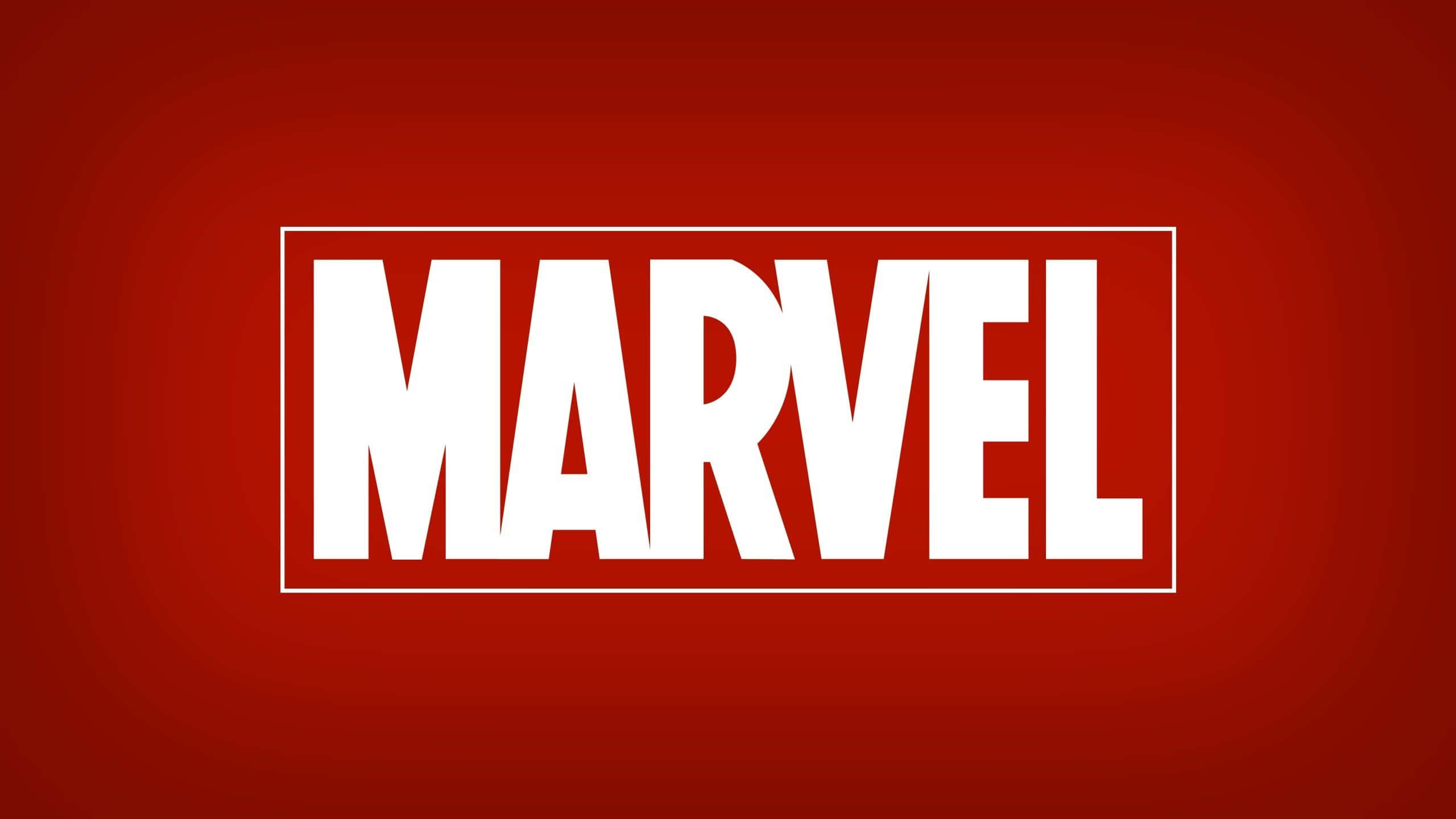 Marvel Comics, 2560x1440, white Marvel logo, 2K Desktop Wallpaper