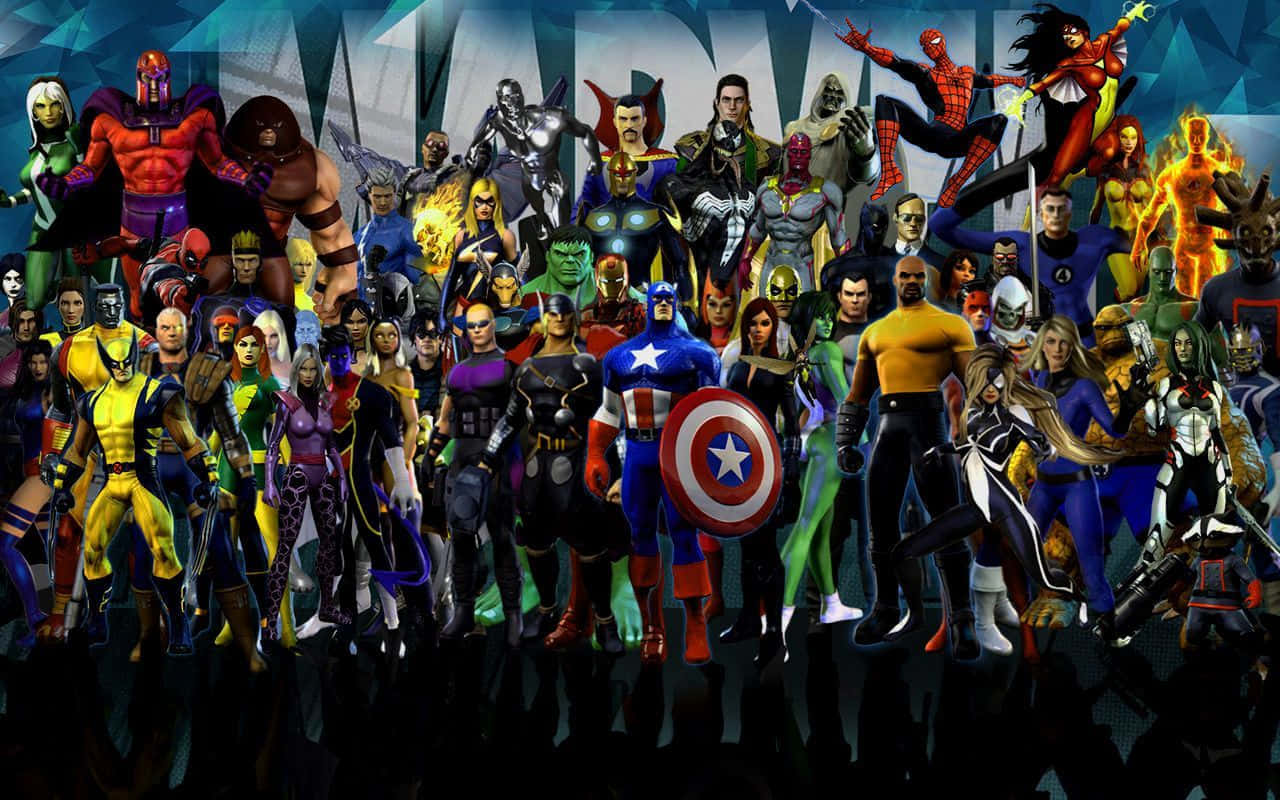 Marvel, iPad, superheroes, HD Desktop Wallpaper