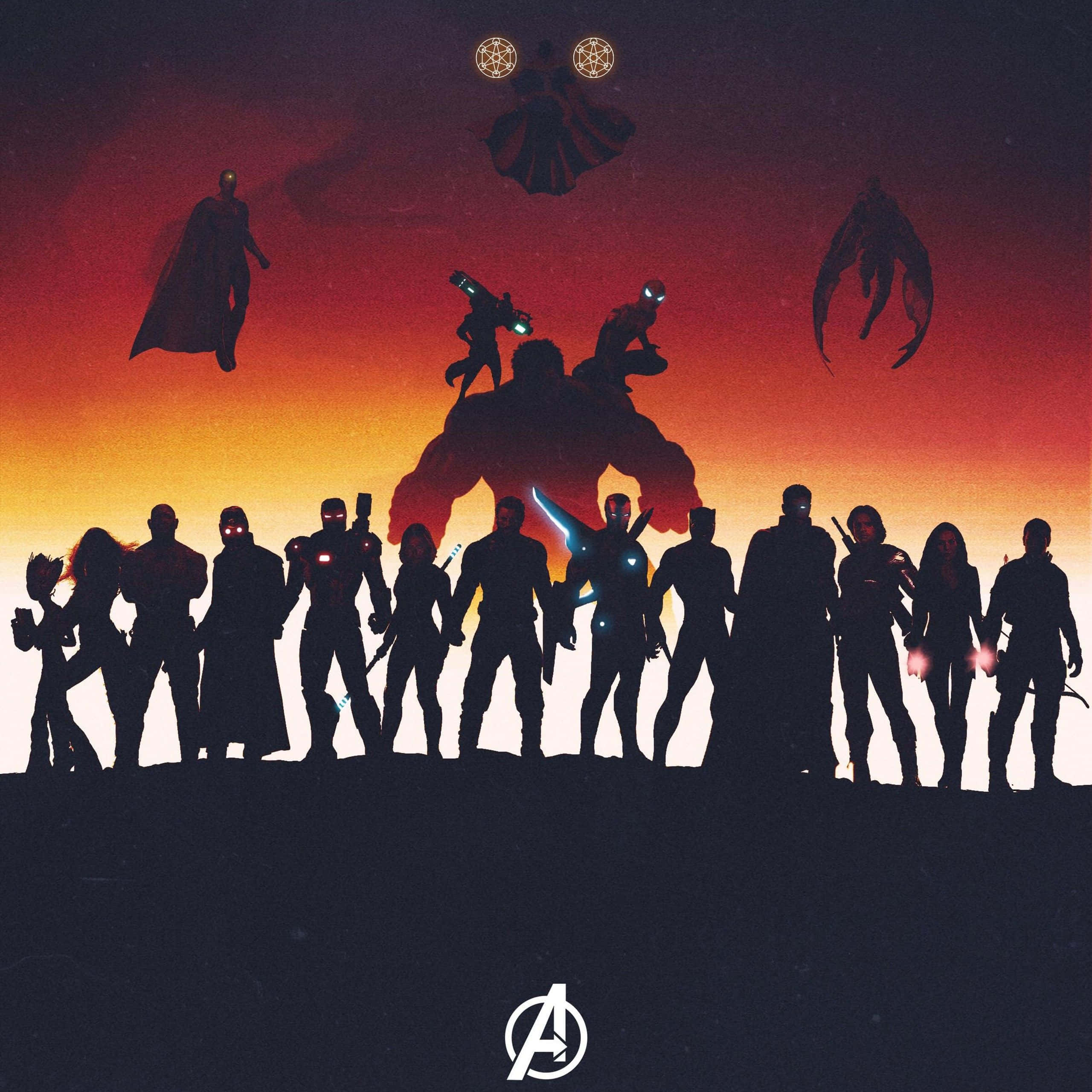 Marvel iPad, superheroes, villains, 2K Desktop Wallpaper