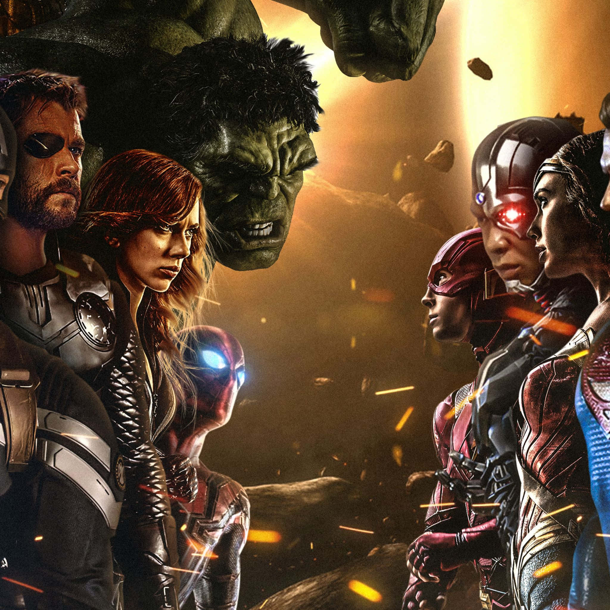 Marvel, iPad, superheroes, Full HD Desktop Wallpaper