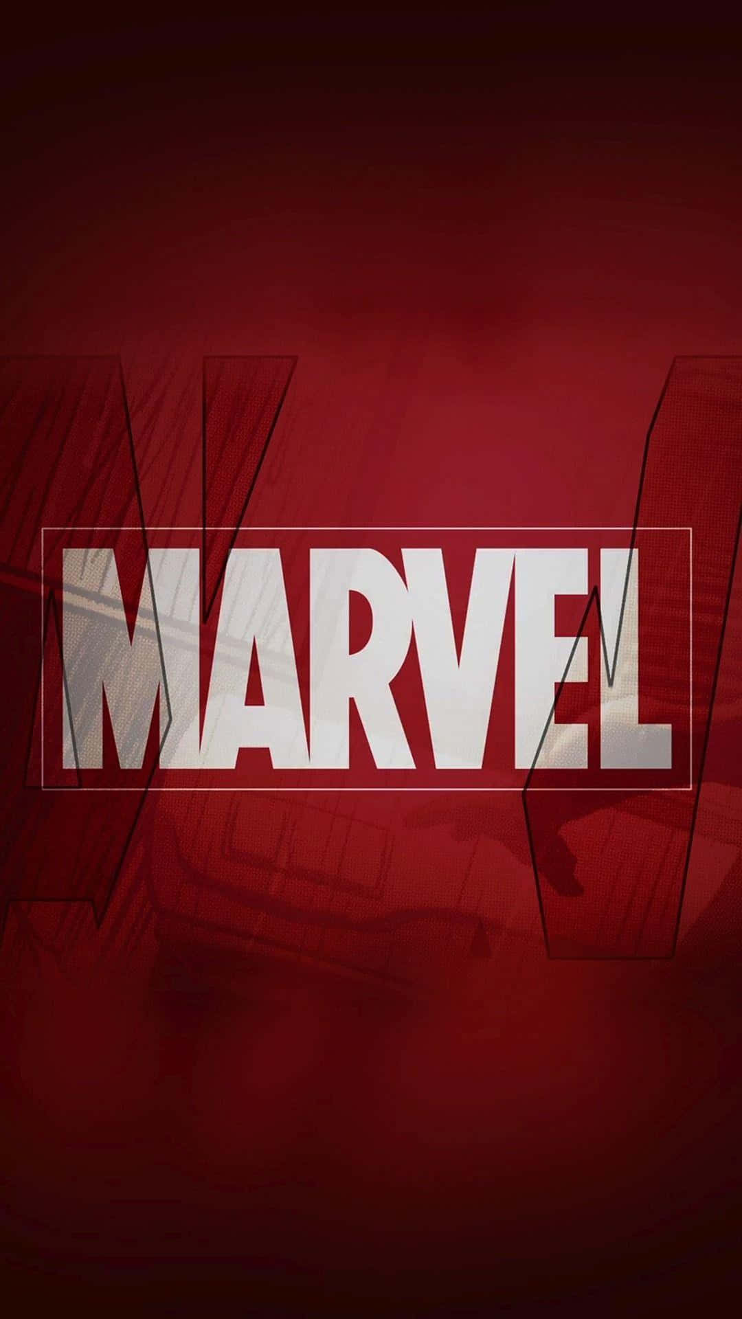 Marvel, iPhone 11, red gradient background, Full HD Phone Wallpaper
