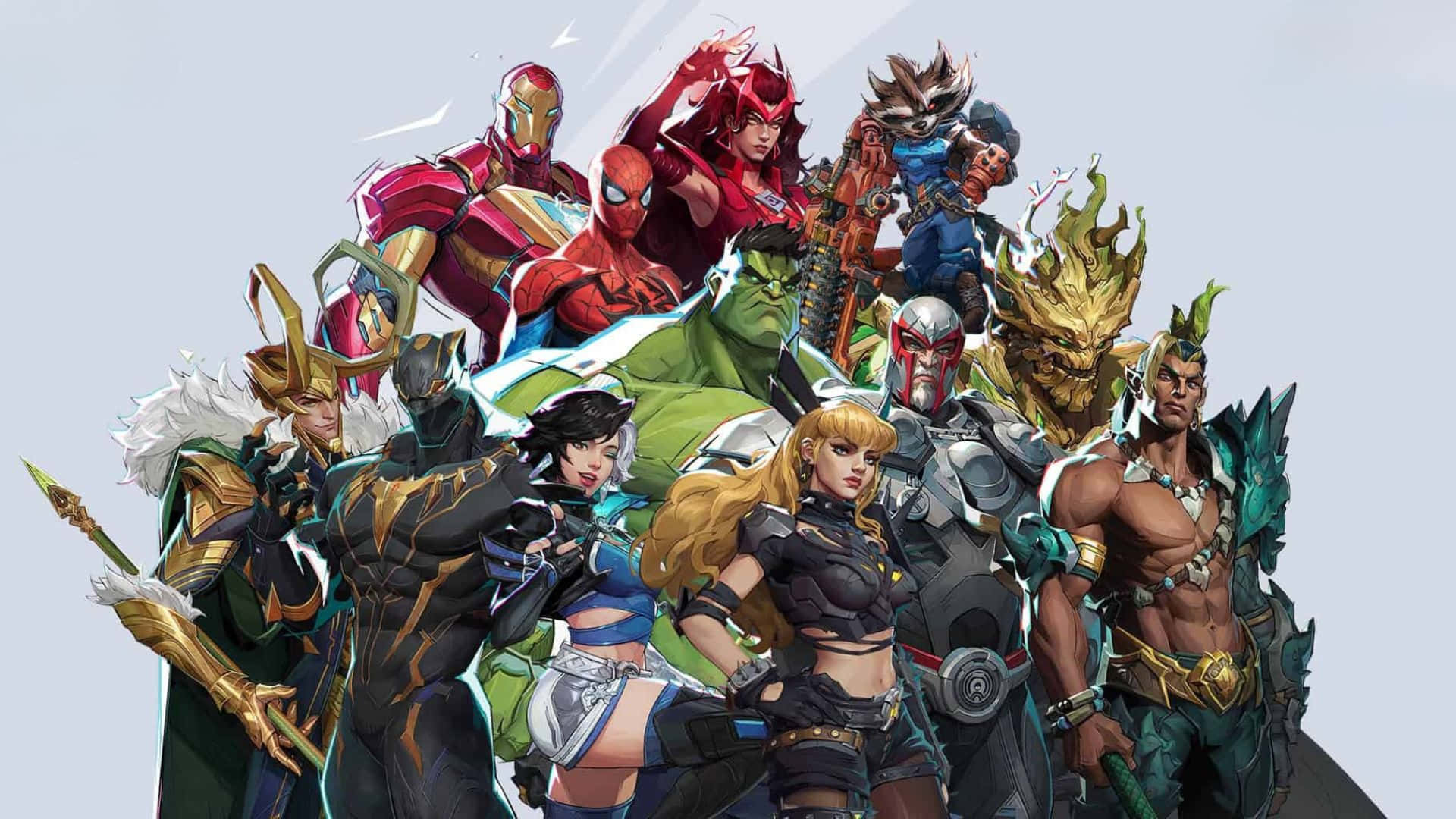 Marvel Rivals, superheroes, villains, Full HD Desktop Wallpaper