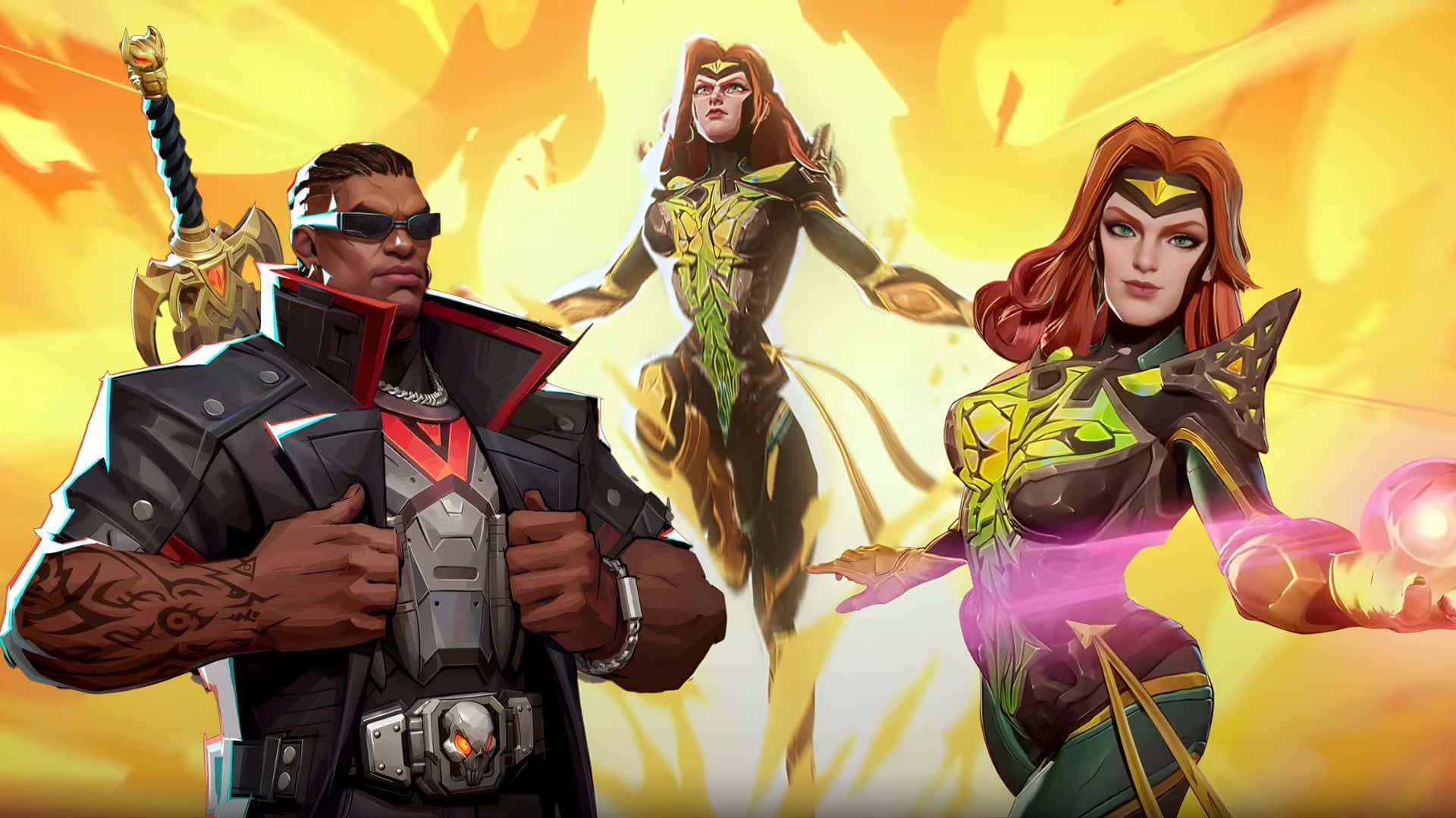 Marvel Rivals, superheroes, armored, Full HD Desktop Wallpaper