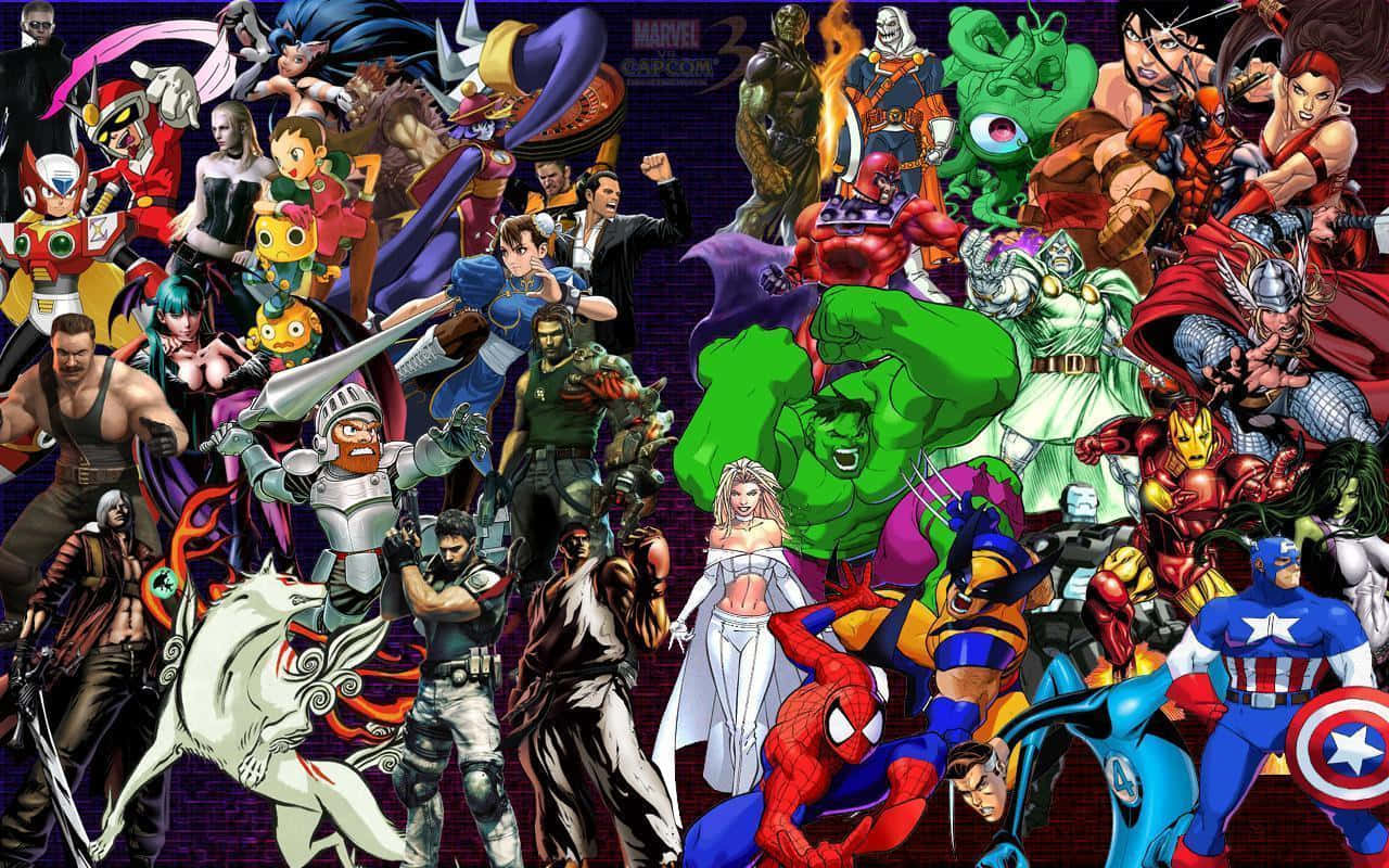 Marvel Vs Capcom, Marvel, Capcom, HD Desktop Wallpaper