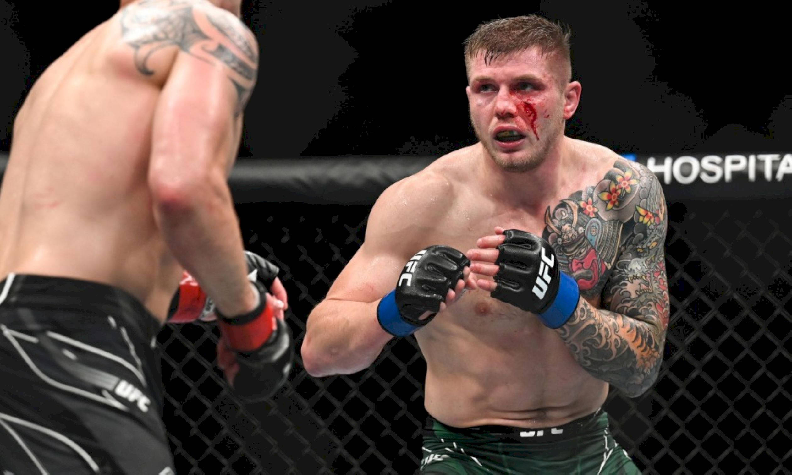 Marvin Vettori, MMA fighter, tattoos, Full HD Desktop Wallpaper