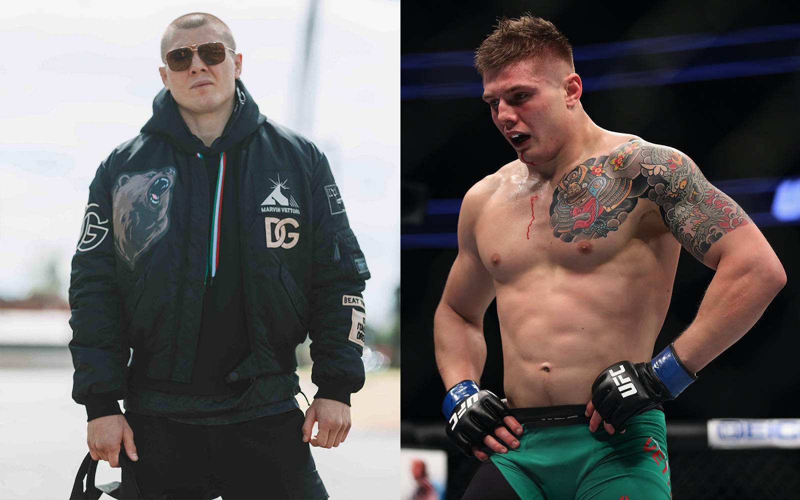Marvin Vettori, shirtless, jacket, HD Desktop Wallpaper