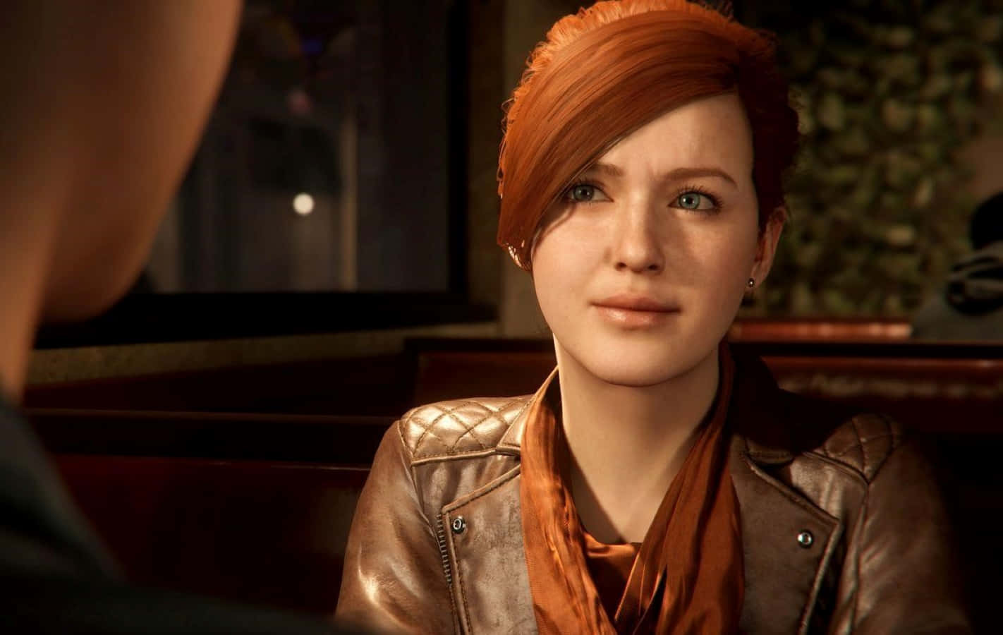 Mary Jane, fiery red hair, green eyes, HD Desktop Wallpaper