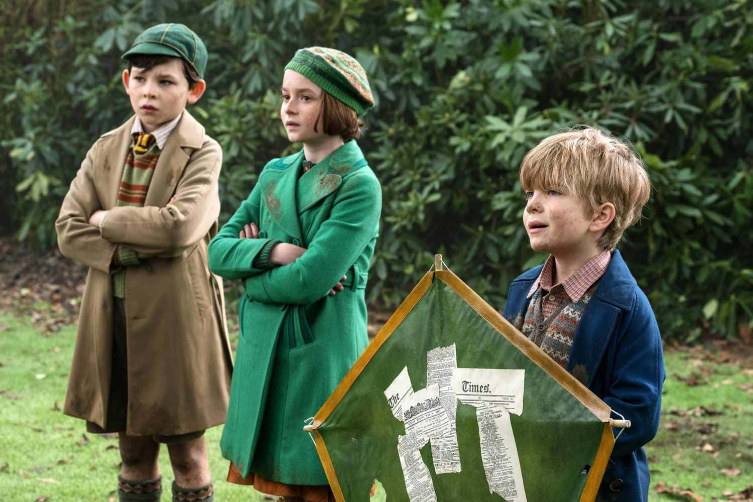 Mary Poppins Returns, children, kite, HD Desktop Wallpaper