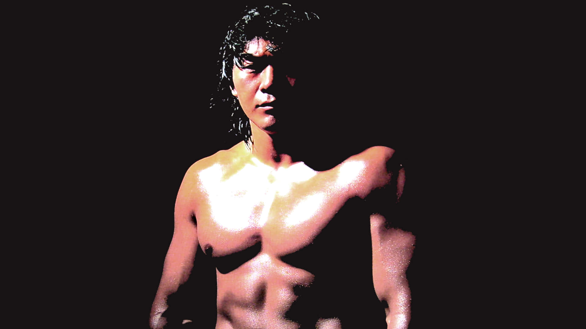 Masakatsu Funaki, shirtless, muscular, Full HD Desktop Wallpaper