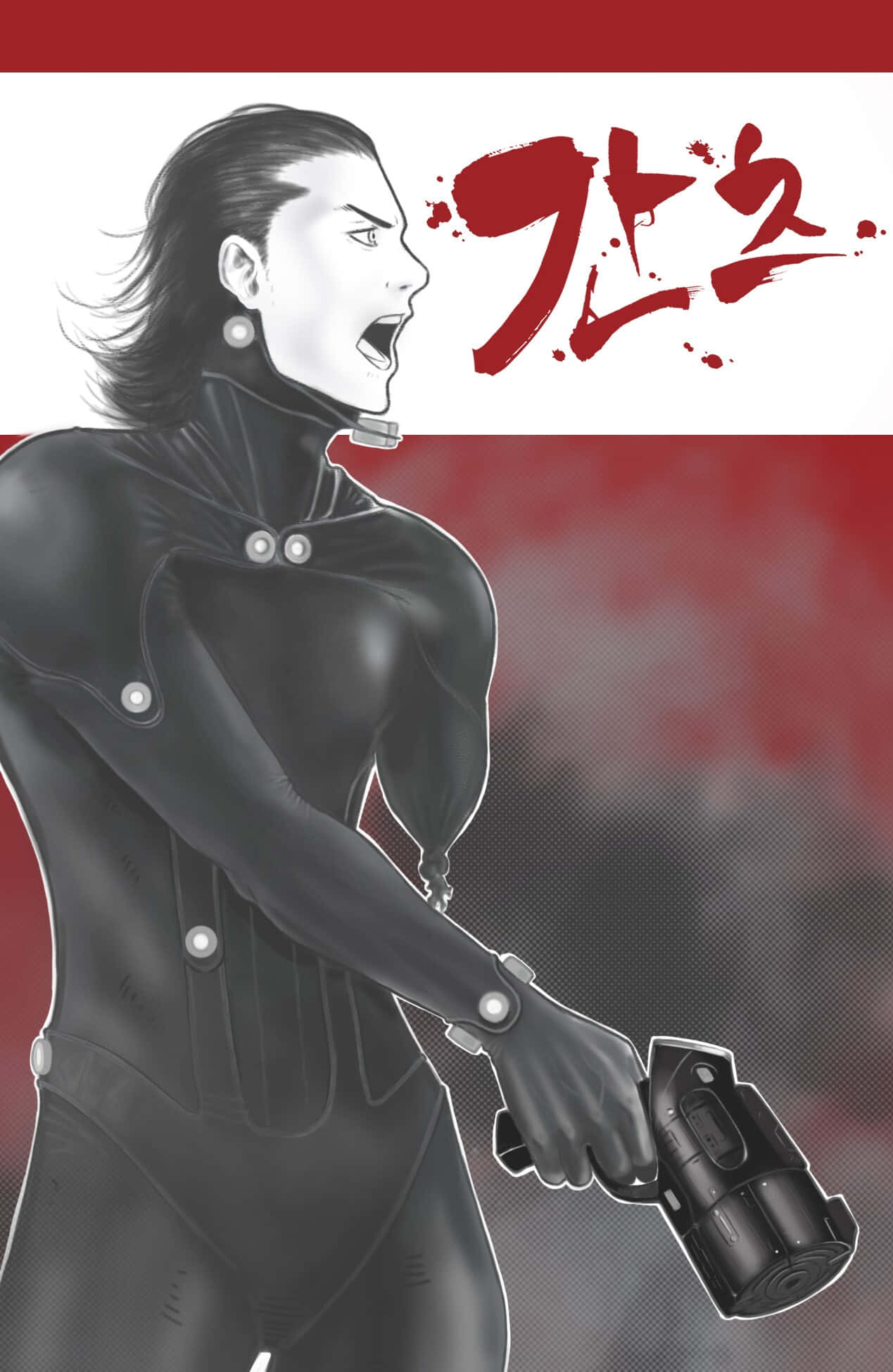 Masaru Kato, anime-style character, black suit, Full HD Phone Wallpaper