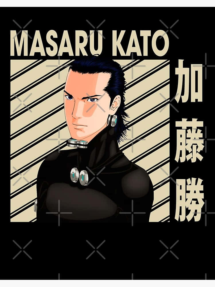 Masaru Kato, black outfit, silver accessories, SD Phone Wallpaper