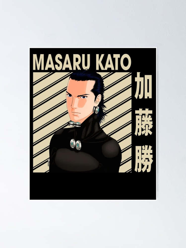 Masaru Kato, black outfit, silver accessories, SD Phone Wallpaper