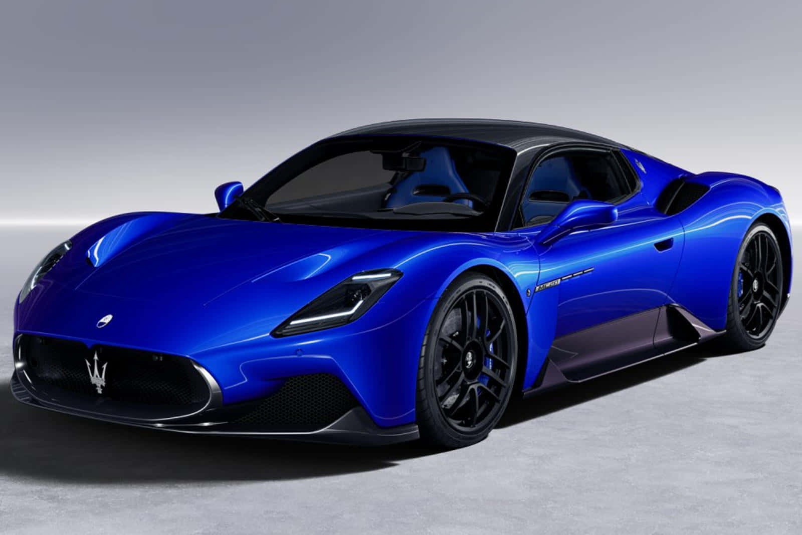 Maserati MC20, blue, black accents, HD Desktop Wallpaper